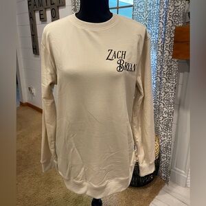 Zach Bryan crewneck shirt women’s size medium NWOT